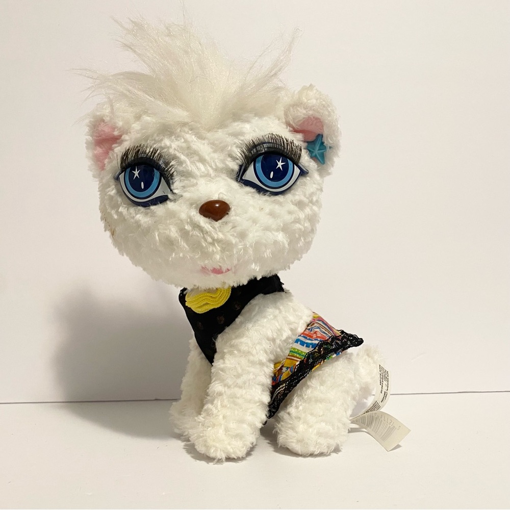 Barbie Doll My Scene Pet Dog Yorkie White Puppy For Kennedy Plush Stuffed Animal